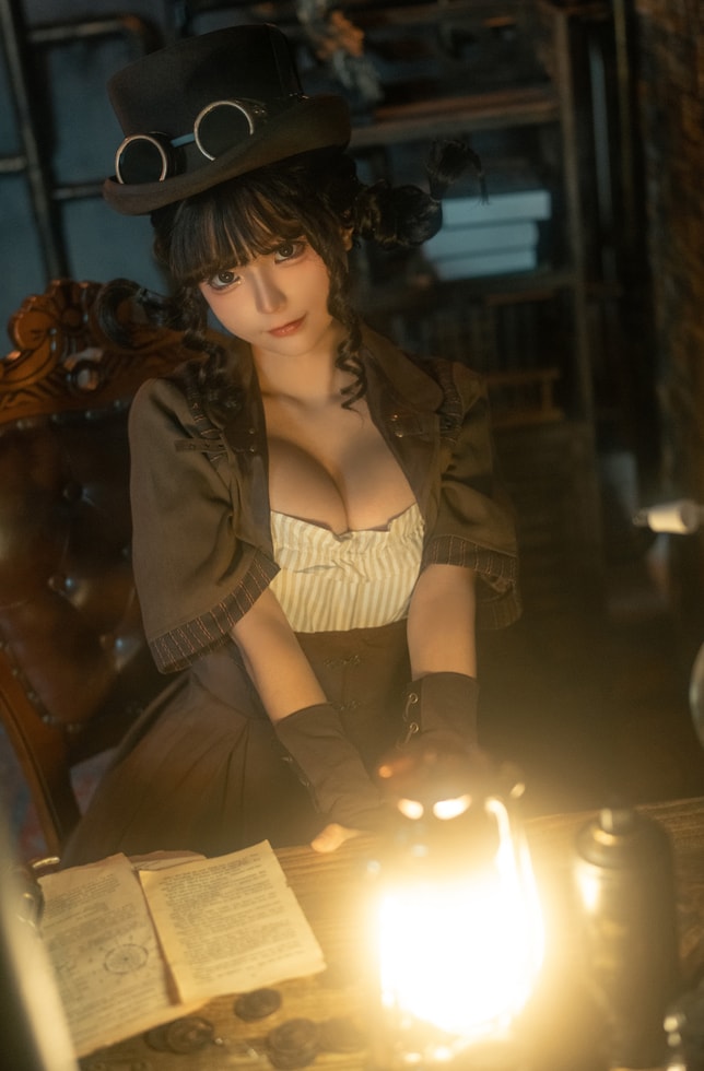 图片[1]-蠢沫沫 – NO.200 蒸汽少女[110P-1.03GB]-叶子木笔记