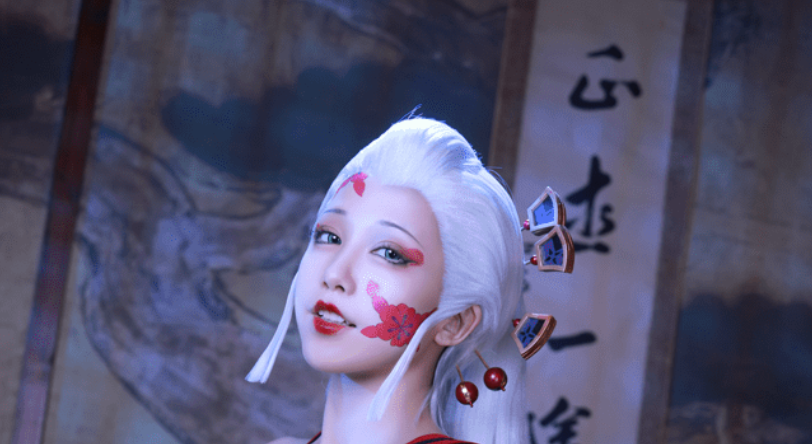 图片[1]-水淼aqua – NO.117 鬼灭之刃 上弦陆堕姬 [83P-99MB]-叶子木笔记