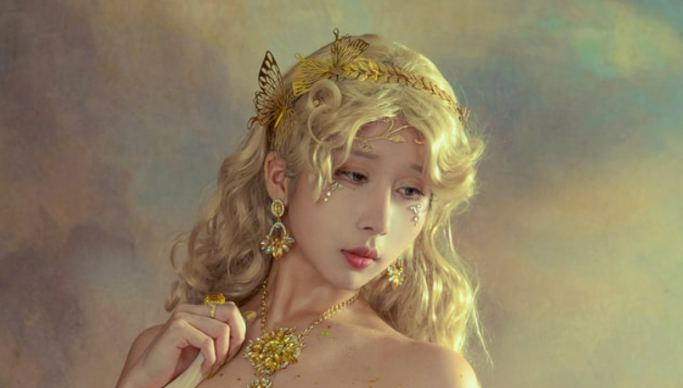 图片[1]-云溪溪 – NO.35 奶桃 Tourmaline-Citrine黄水晶[40P-533MB]-叶子木笔记