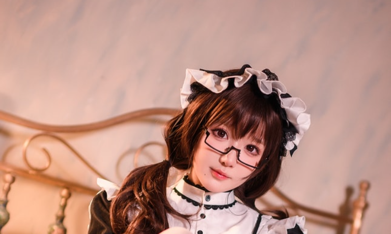 图片[1]-阿包也是兔娘 – NO.058 传统长裙女仆[47P-509MB]-叶子木笔记