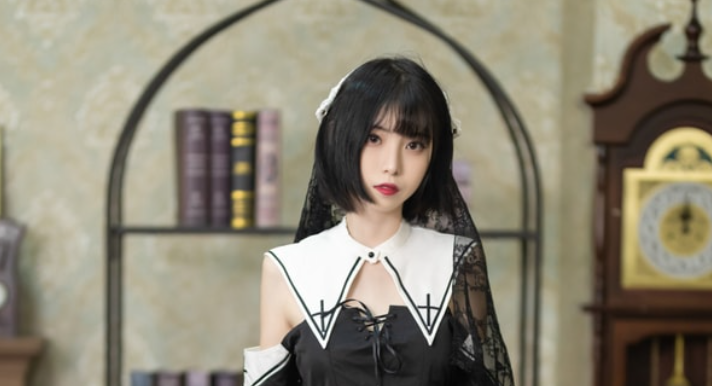 图片[1]-许岚LAN – NO.16 暗黑修女[40P-640MB]-叶子木笔记