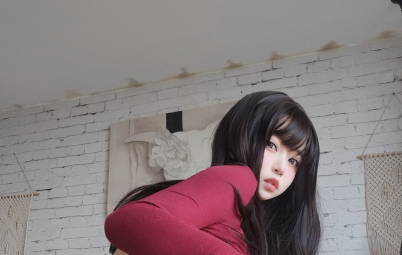 图片[2]-女主K – NO.09 红色毛衣的丰满妹妹[103P-727MB]-叶子木笔记