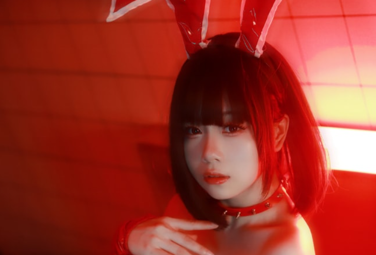 图片[1]-末夜787 – NO.10 红色兔女郎 [34P-351MB]-叶子木笔记