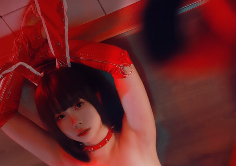 图片[2]-末夜787 – NO.10 红色兔女郎 [34P-351MB]-叶子木笔记