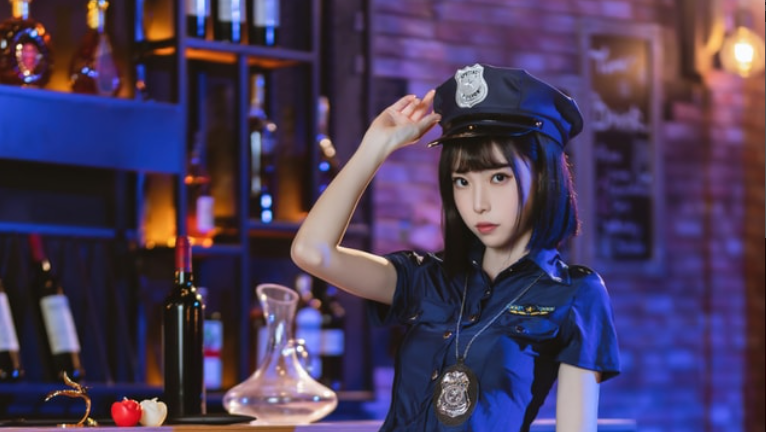 图片[1]-许岚LAN – NO.22 黑丝女J [60P-323MB]-叶子木笔记