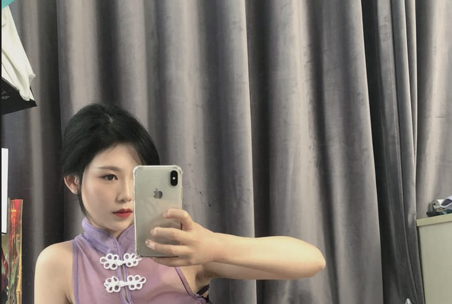 图片[2]-抖娘-利世 – NO.175 定制-紫旗袍 [34P1V-197MB]-叶子木笔记