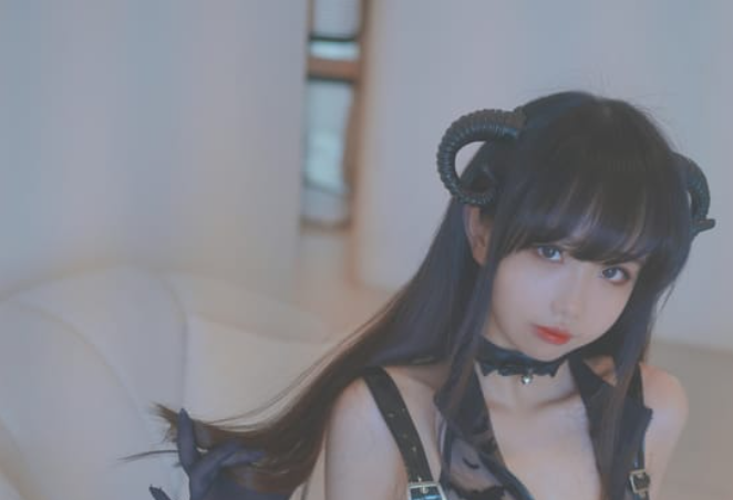 图片[1]-雪琪SAMA – NO.050 小恶魔透视装 [50P1V-403M]-叶子木笔记