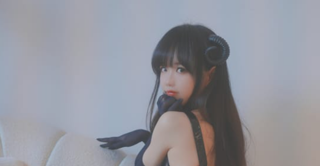 图片[2]-雪琪SAMA – NO.050 小恶魔透视装 [50P1V-403M]-叶子木笔记