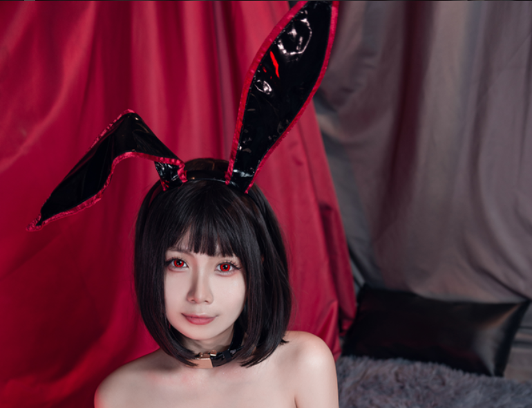 图片[1]-末夜787 – NO.18 黑色漆皮兔女郎[44P1V-829M]-叶子木笔记