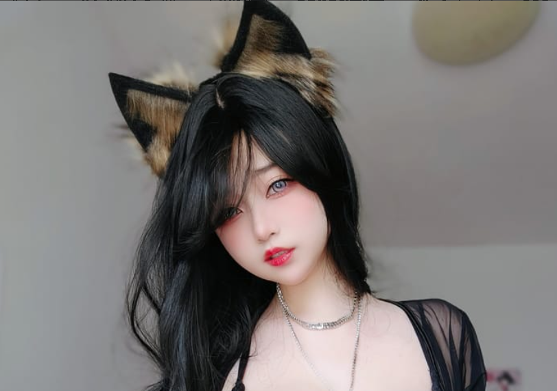 图片[1]-女主K – NO.29 豹纹内衣 [100P-279M]-叶子木笔记