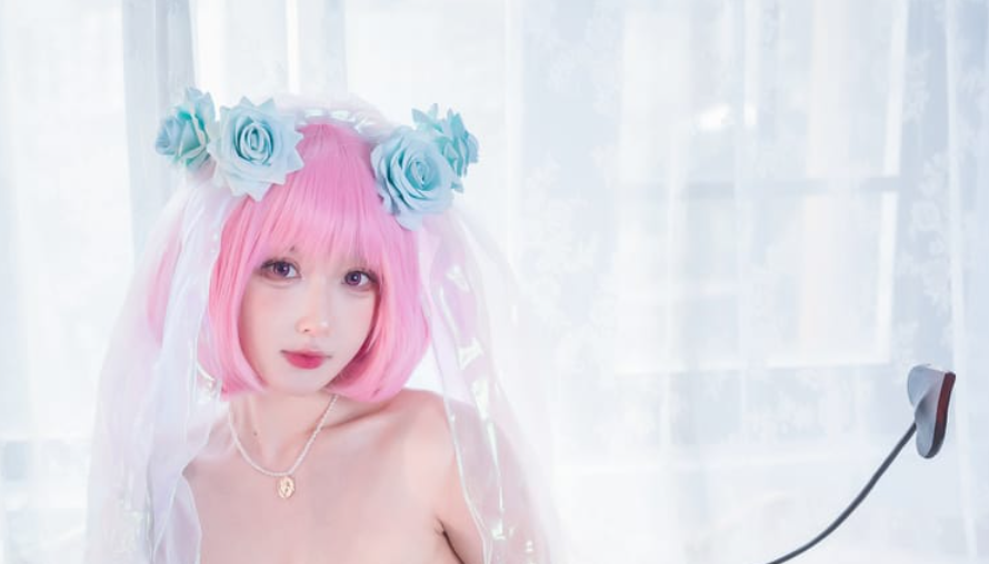 图片[1]-阿包也是兔娘 – NO.083 王女梦梦 婚纱内衣 [33P-573M]-叶子木笔记