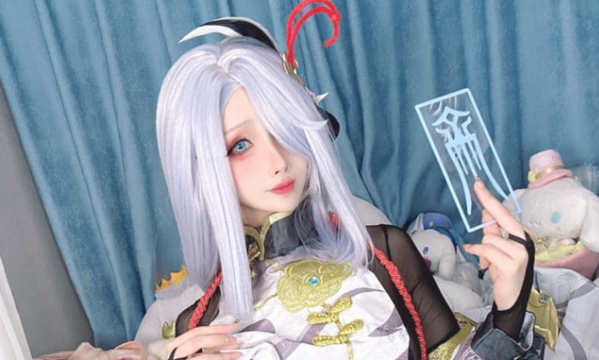 图片[1]-rioko凉凉子 NO.123 原神申鹤 [35P11V-904M]-叶子木笔记