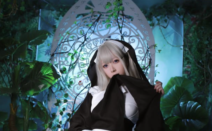 图片[1]-Asagiriai（愛ちゃん）- NO.22 修女 [56P-717M]-叶子木笔记