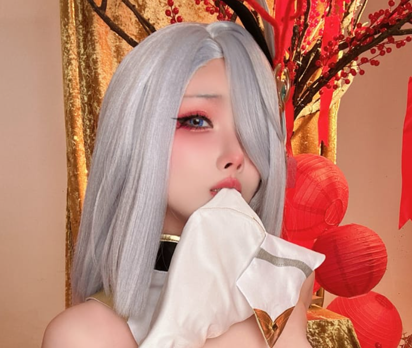 图片[2]-rioko凉凉子 NO.130 申鹤旗袍[40P6V-1.48G]-叶子木笔记