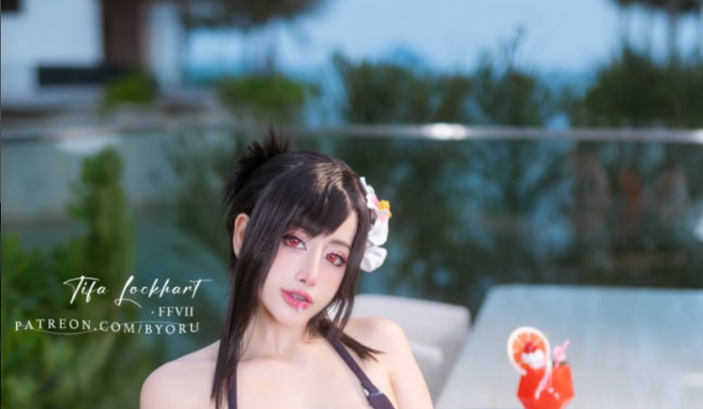 图片[1]-Byoru NO.182 Tifa FF7r bikini [65P15V-1.21G]-叶子木笔记