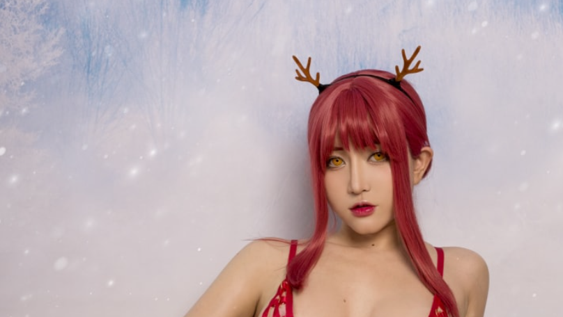 图片[2]-Tiny Asa – XMAS Makima [18P-28M]-叶子木笔记