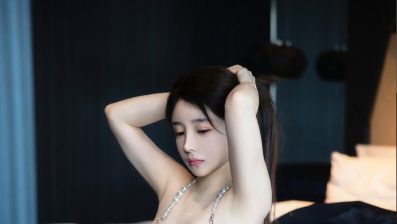 图片[1]-雨儿酱eve – 黑色西装[80P-716M]-叶子木笔记