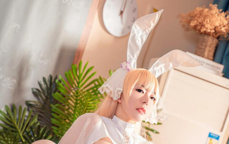 图片[2]-虎森森 NO.035 白心兔兔[18P-141M]-叶子木笔记