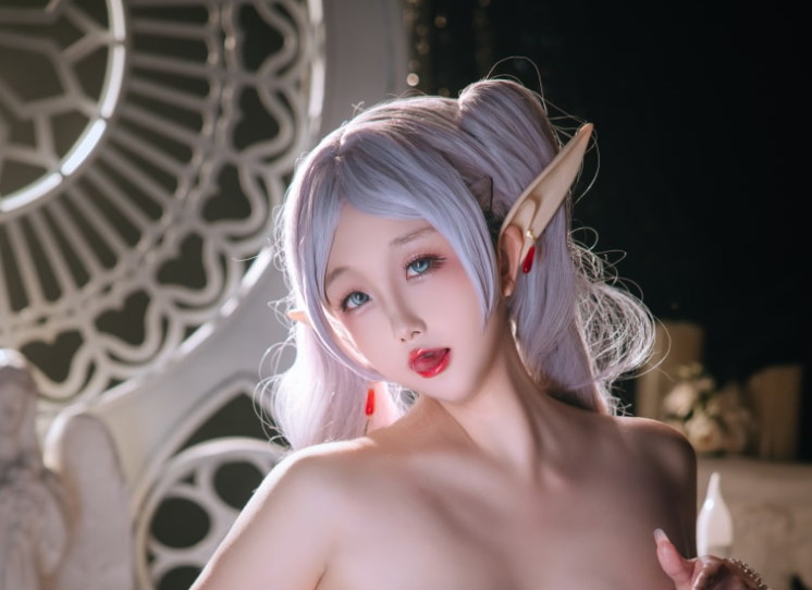 图片[2]-日奈娇 NO.130 芙莉莲（圣光版）[131P-2.07G]-叶子木笔记