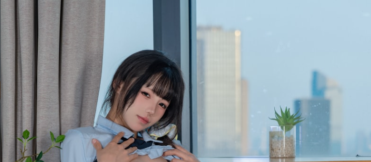 图片[2]-咬一口兔娘 NO.156 『office下午茶』[46P1V-0.98GB]-叶子木笔记