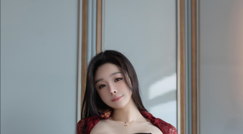 图片[2]-是小逗逗 – 红色蕾丝情趣旗袍[78P-951MB]-叶子木笔记