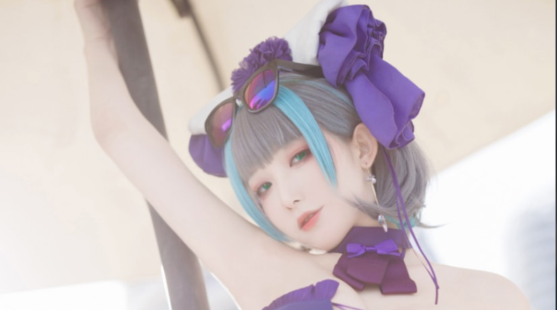 图片[1]-封疆疆v NO.50 柴郡泳装 [36P-171MB]-叶子木笔记