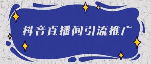 抖音直播怎么引流推广(五大引流技巧让你的直播成为焦点)-叶子木笔记