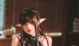 三度_69 – NO.071 黑旗袍[50P2V-951MB]-叶子木笔记