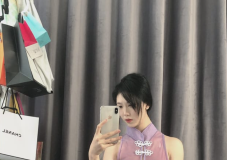 抖娘-利世 – NO.175 定制-紫旗袍 [34P1V-197MB]-叶子木笔记