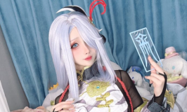 rioko凉凉子 NO.123 原神申鹤 [35P11V-904M]-叶子木笔记