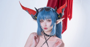 rioko凉凉子 NO.127 碧蓝航线 – 雷根斯堡[40P-517M]-叶子木笔记