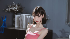 许岚LAN NO.32 粉色长裙 [40P-296M]-叶子木笔记