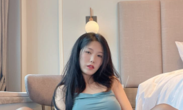 抖娘-利世 NO.204 深绿[20P1V-145M]-叶子木笔记