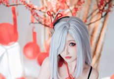 rioko凉凉子 NO.130 申鹤旗袍[40P6V-1.48G]-叶子木笔记