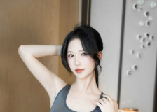 抖娘-利世 NO.207 灰色瑜伽服[105P1V-2.03G]-叶子木笔记