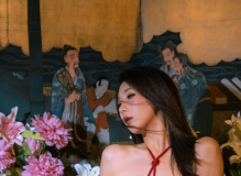 云溪溪 NO.91 奶桃 繁花 [130P3V-1.91GB]-叶子木笔记